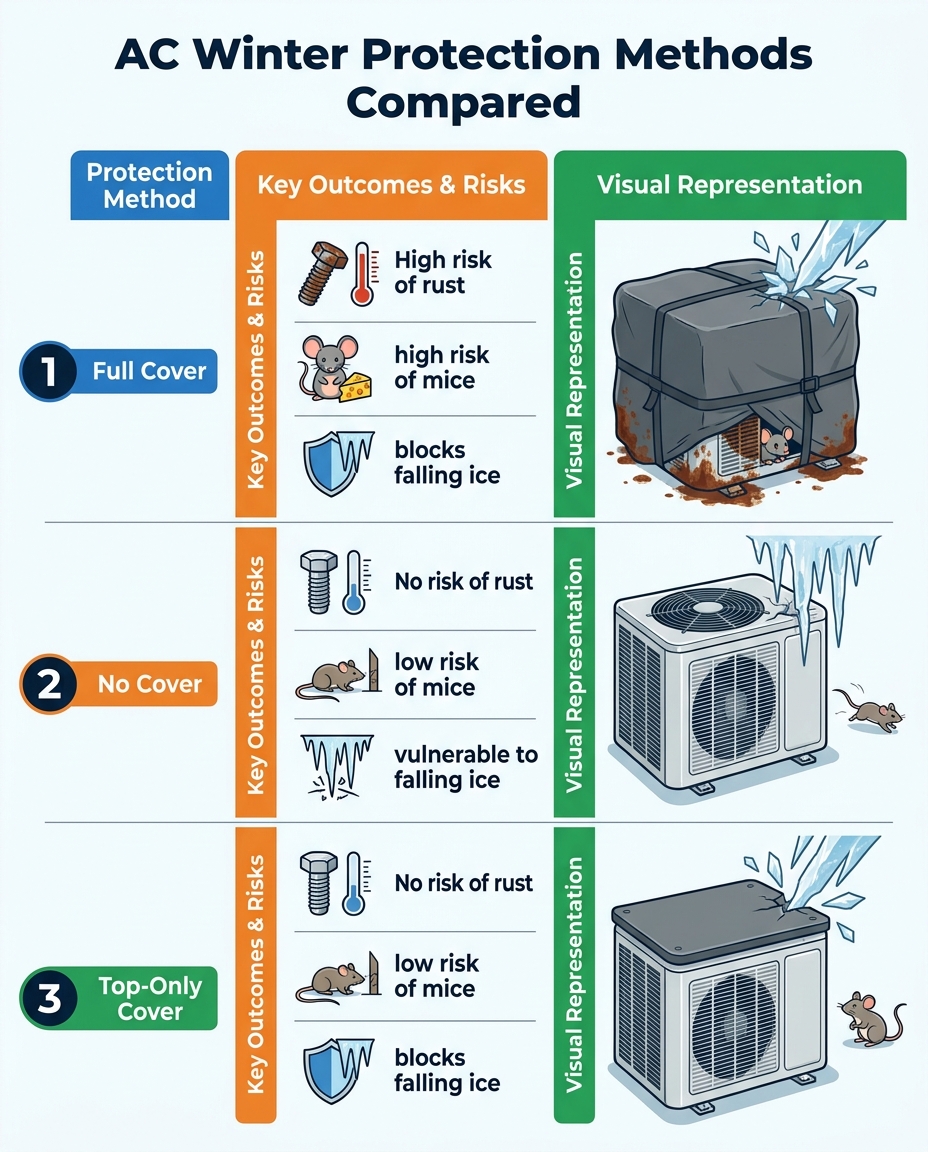 AC Winter Protection Methods Compared
