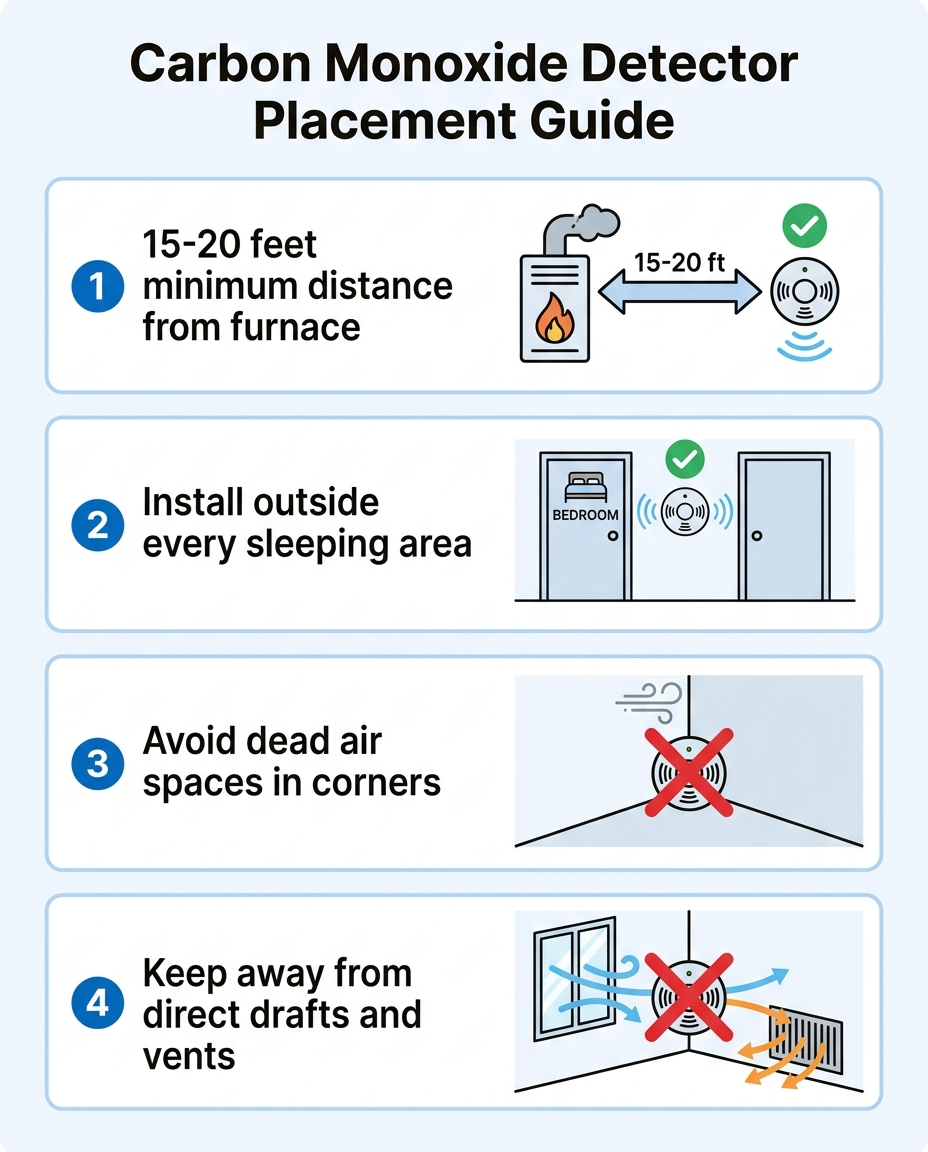 Carbon Monoxide Detector Placement Guide