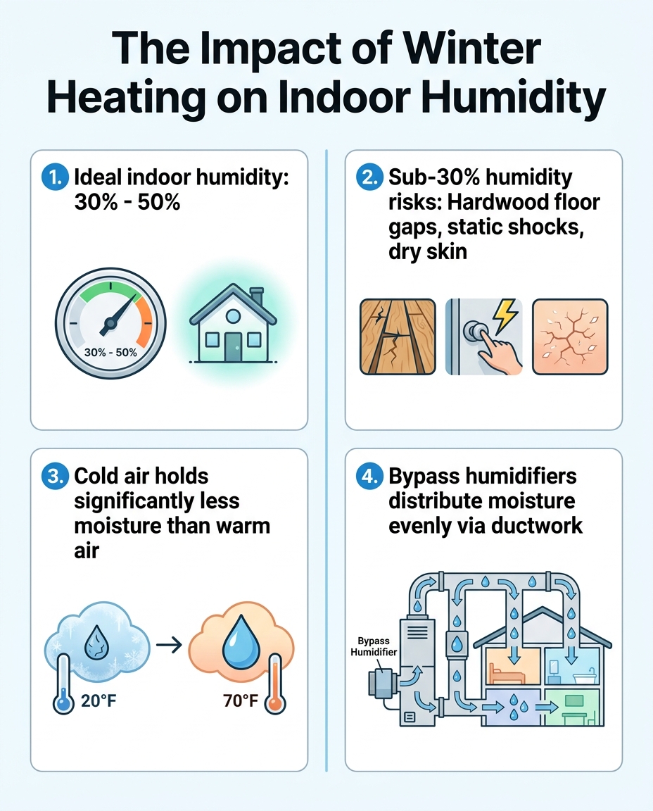 The Impact of Winter Heating on Indoor Humidity