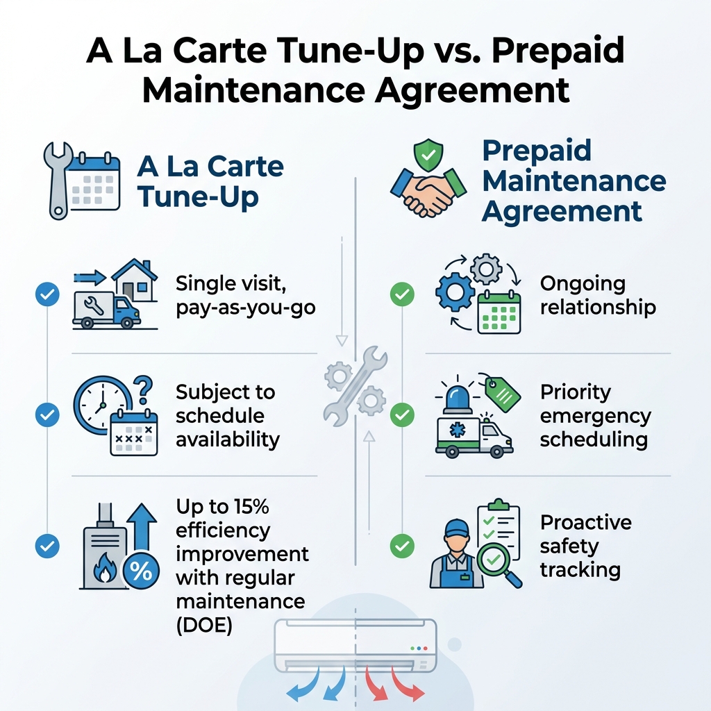 A La Carte Tune-Up vs. Prepaid Maintenance Agreement