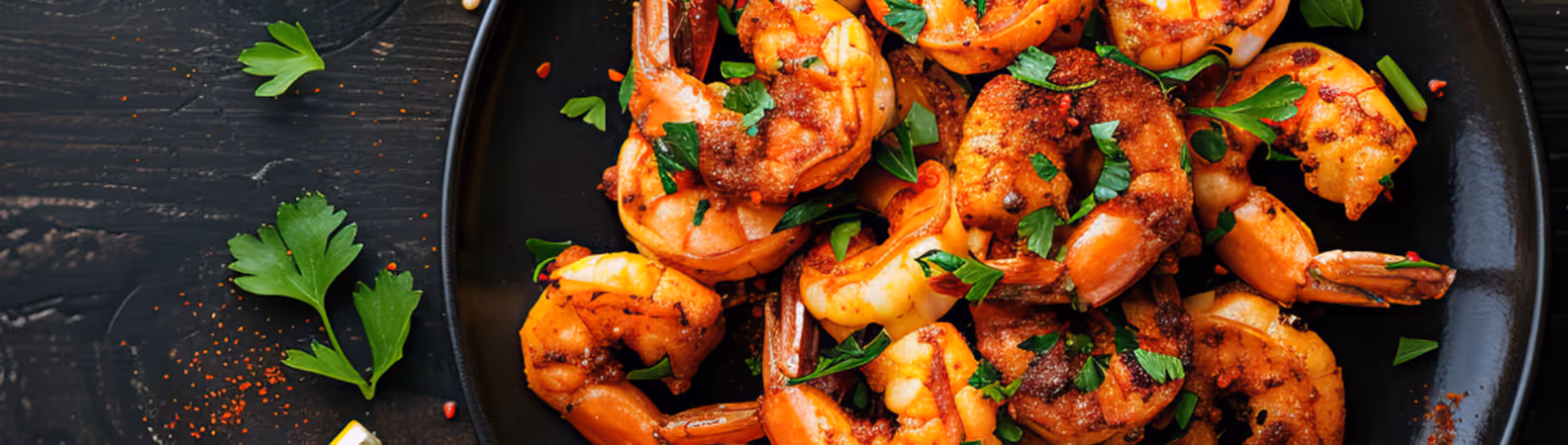 Assiette de crevette