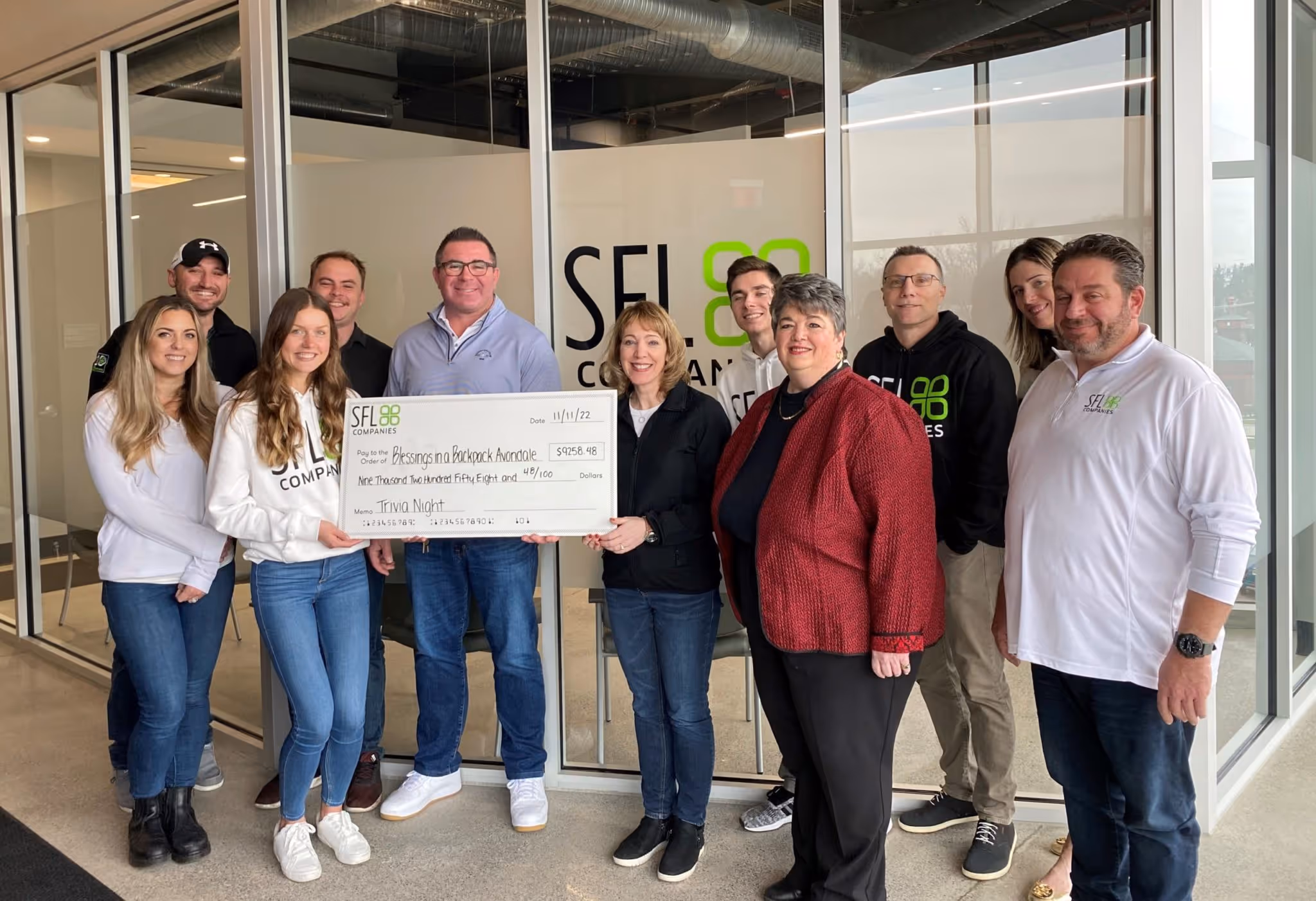 SFL Companies Raises Over $9,000 for BIAB Through Trivia Night Fundraiser