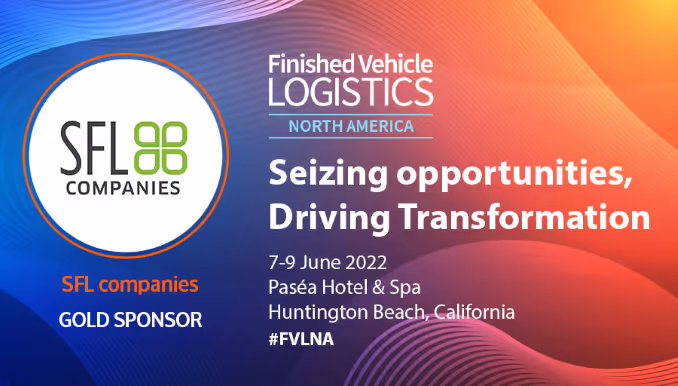 SFL Speaking Sponsor of Finished Vehicle Logistics North America