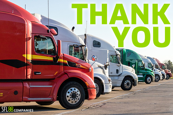 SFL Thanks Front Line Workers