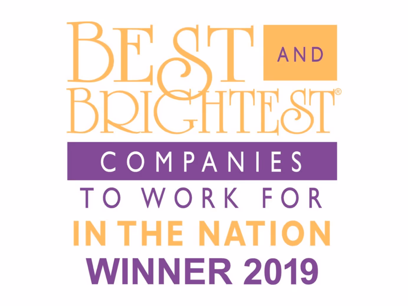 Best & Brightest Company To Work For 2019 Winner