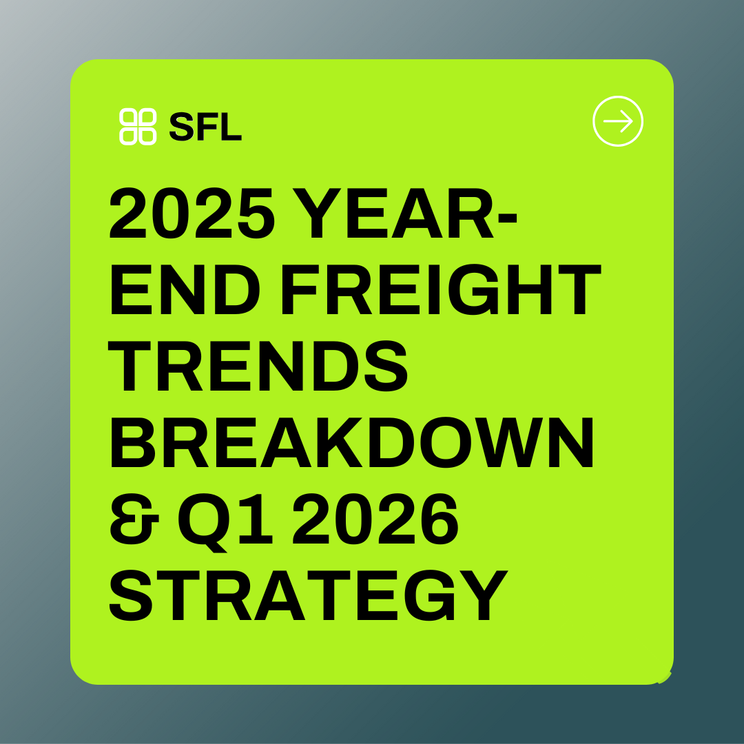 2025 Year End Freight Trends and How to Prepare for Q1 2026