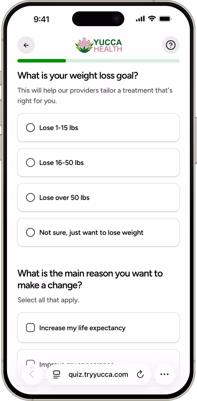 Yucca Health Intake Form
