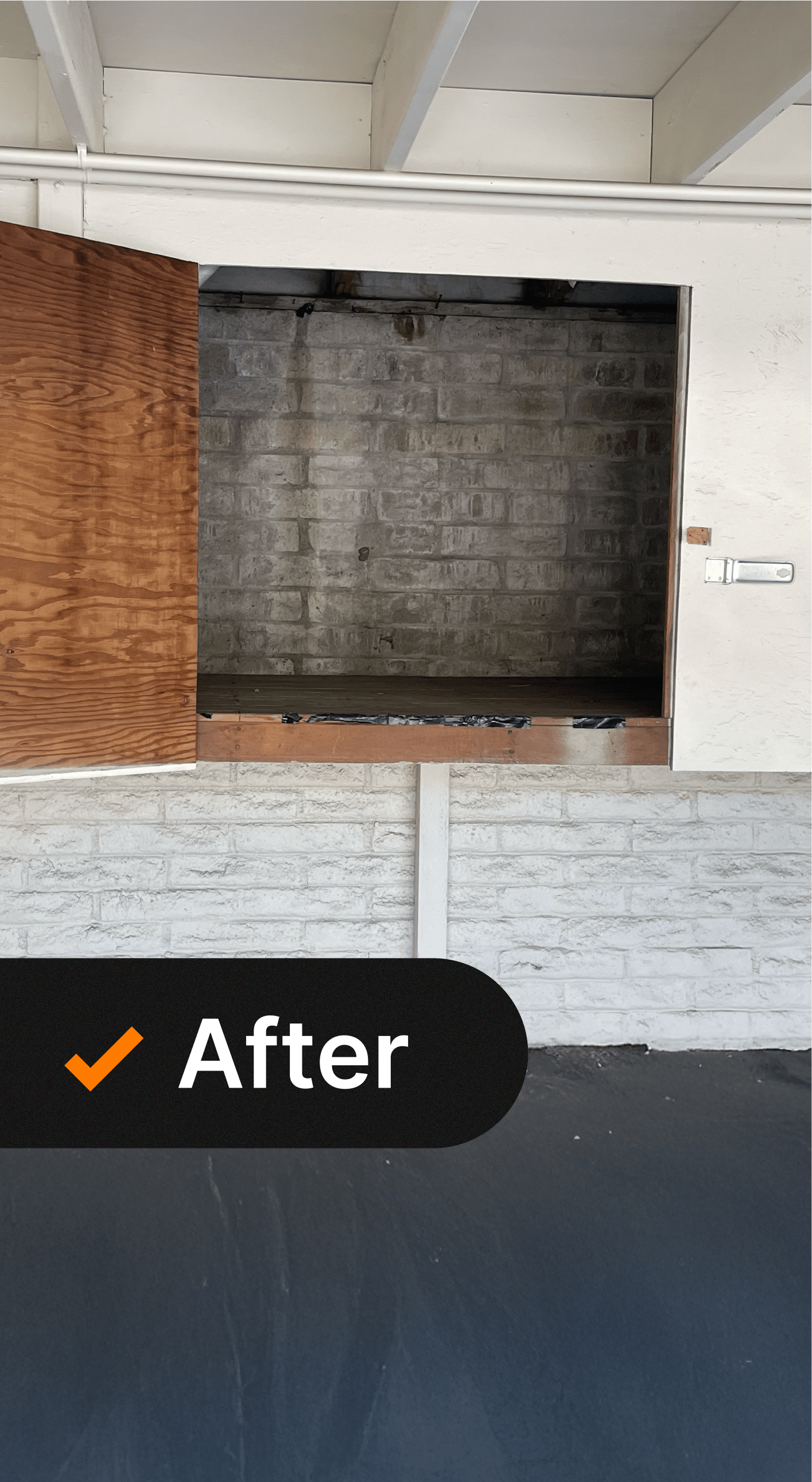 After Image Of Job - A storage unit cleaned out of all junk