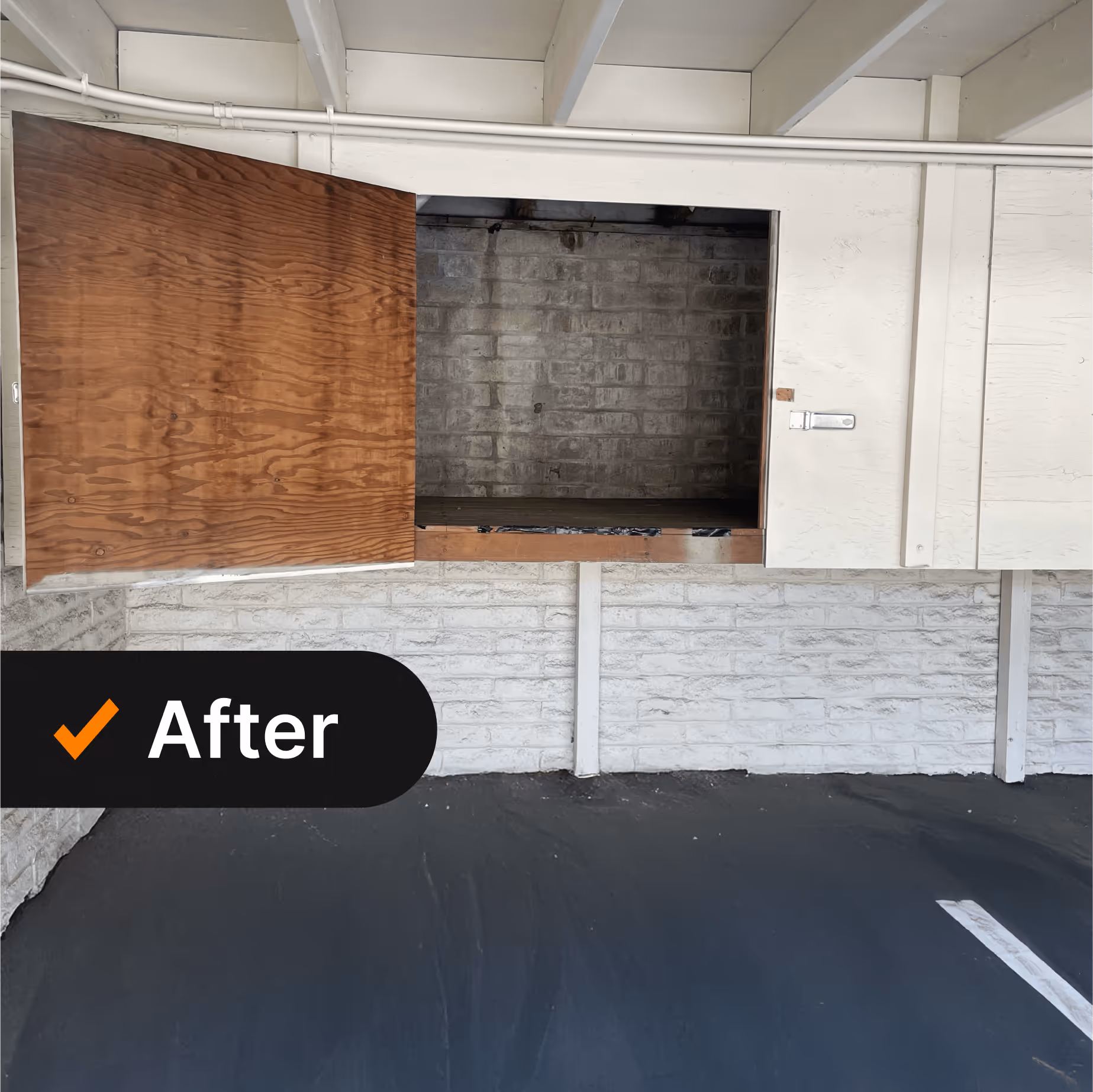 Storage unit full of junk in Yorba Linda after professional cleanout service (Junk Removal Service)