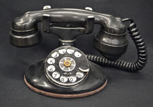 rotary dial desk phone