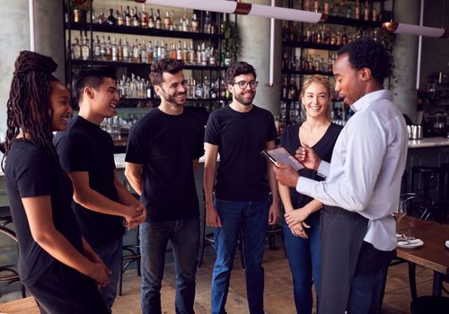 people taking a class