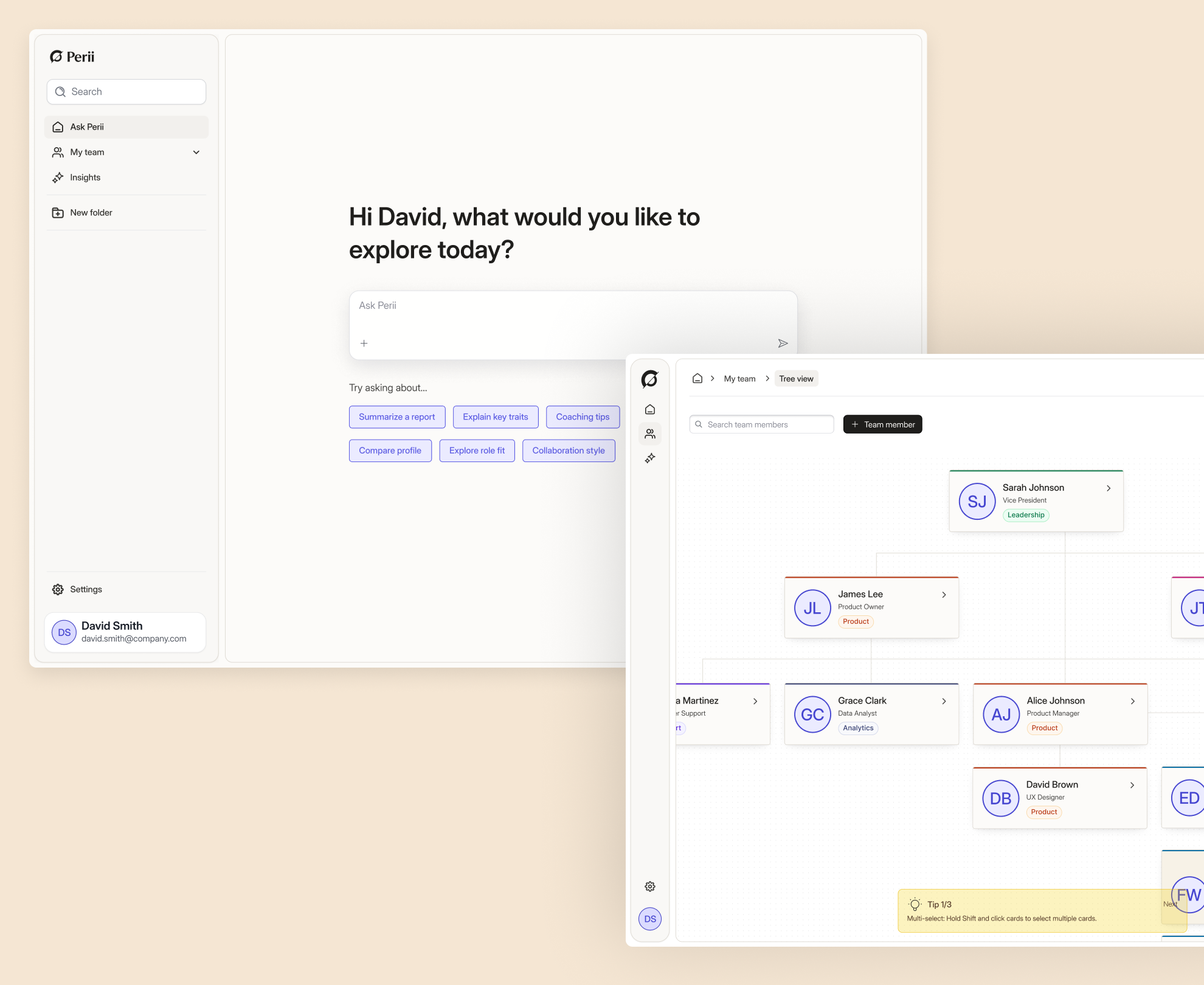 Dashboard UI Design for NexCorp