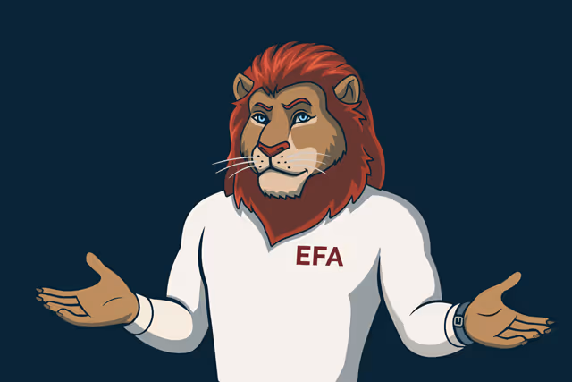 Waylon mascot with open arms