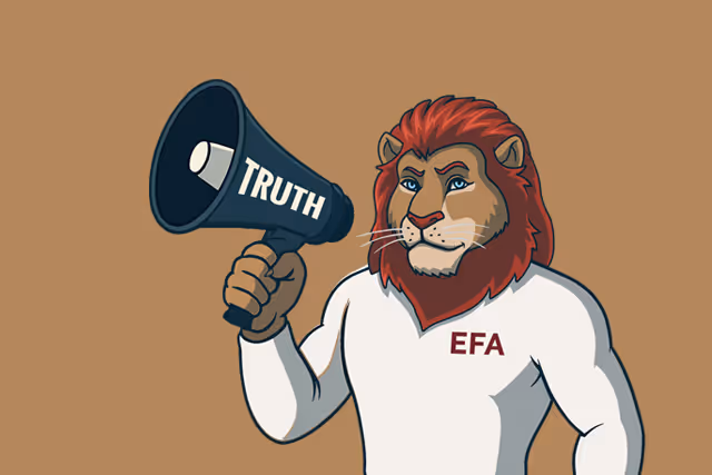 Waylon mascot with megaphone