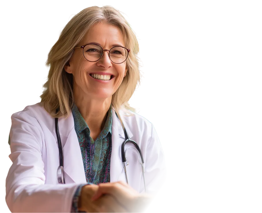 Primary care doctor listening to patient at Kerix Health