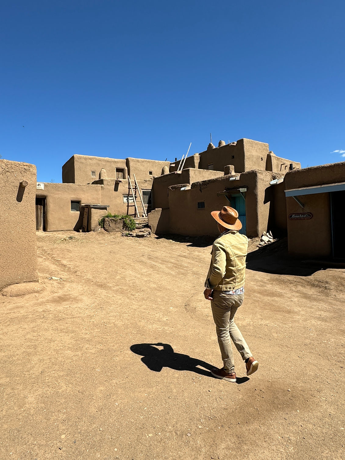 TAKING A MEDITATIVE STROLL THROUGH THE PUEBLO