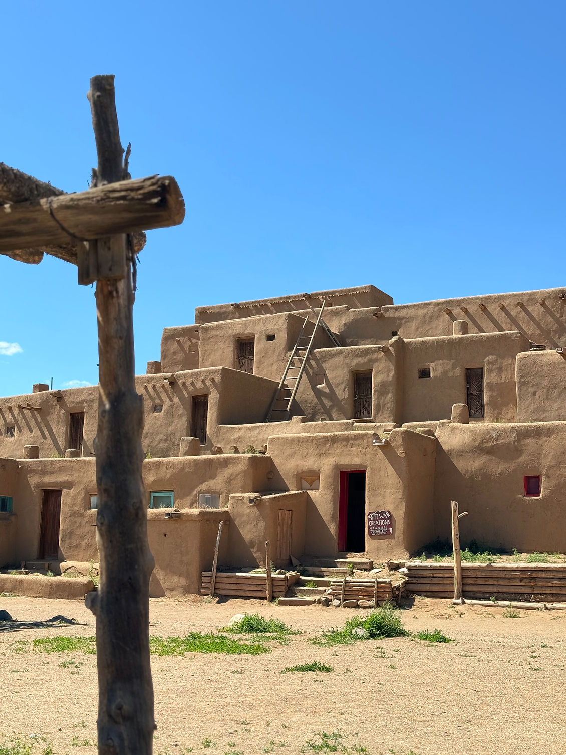 THIS MONUMENTAL PUEBLO HAS ENDURED FOR CENTURIES AT TAOS