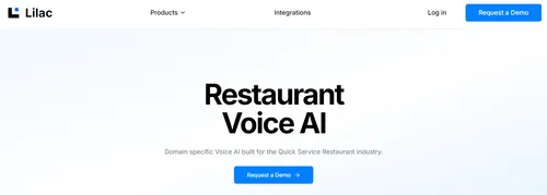 Latest domain-specific Restaurant Voice AI platform by Lilac for quick service automation