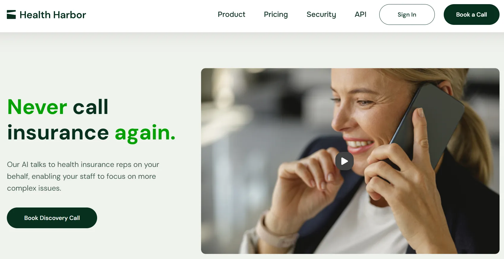 Health Harbor website