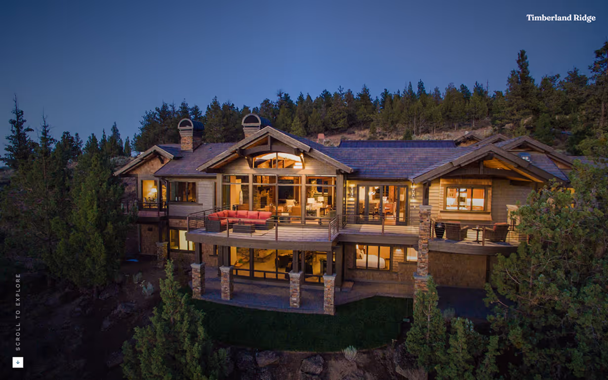 A project cover for Harrison Custom Homes.