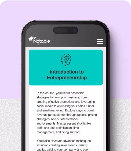 Notable Learning