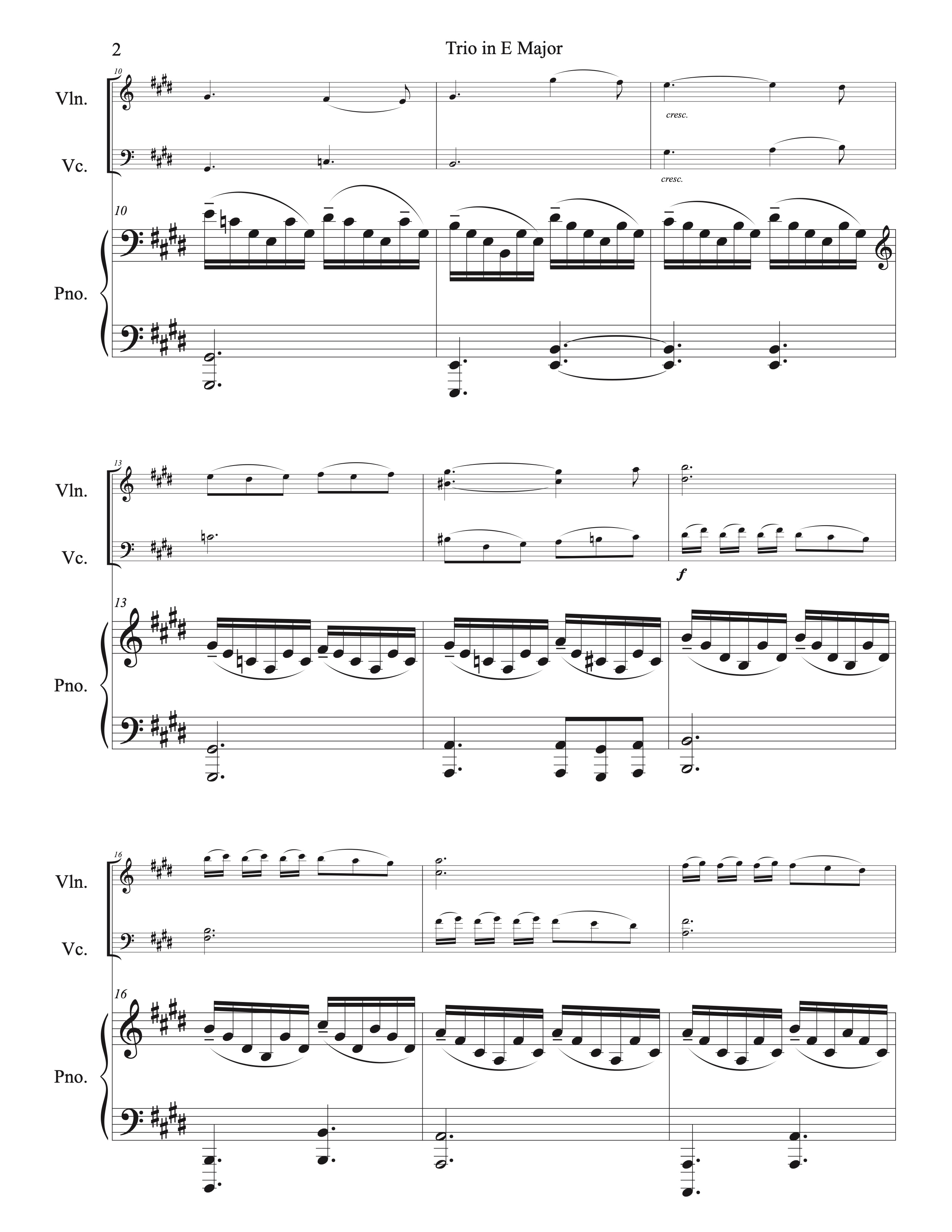 Trio in E Major