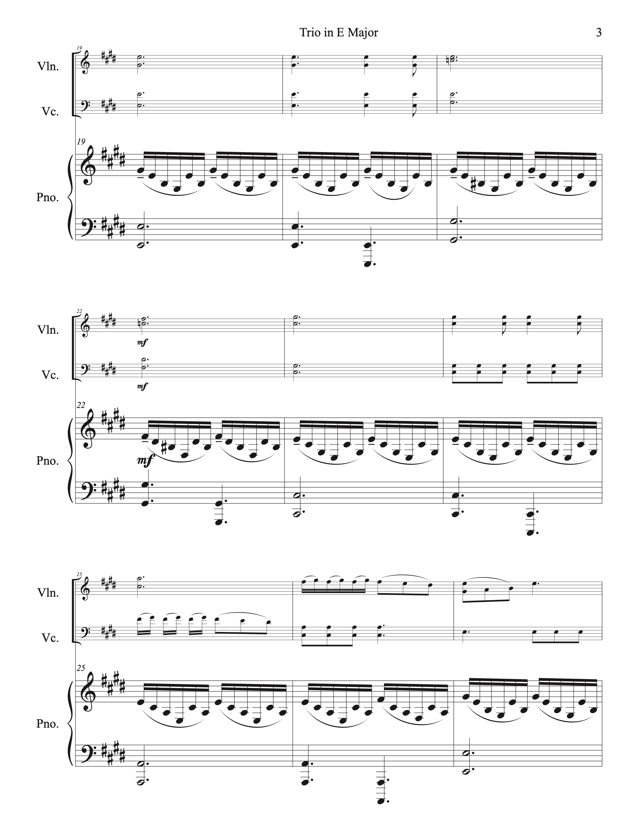 Trio in E Major