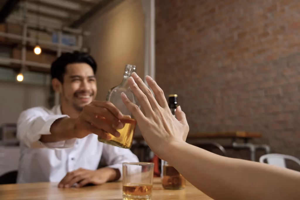 denial of alcohol consumption
