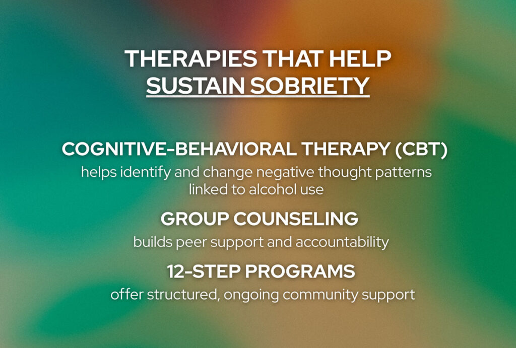 Which Therapies Help Sustain Sobriety?