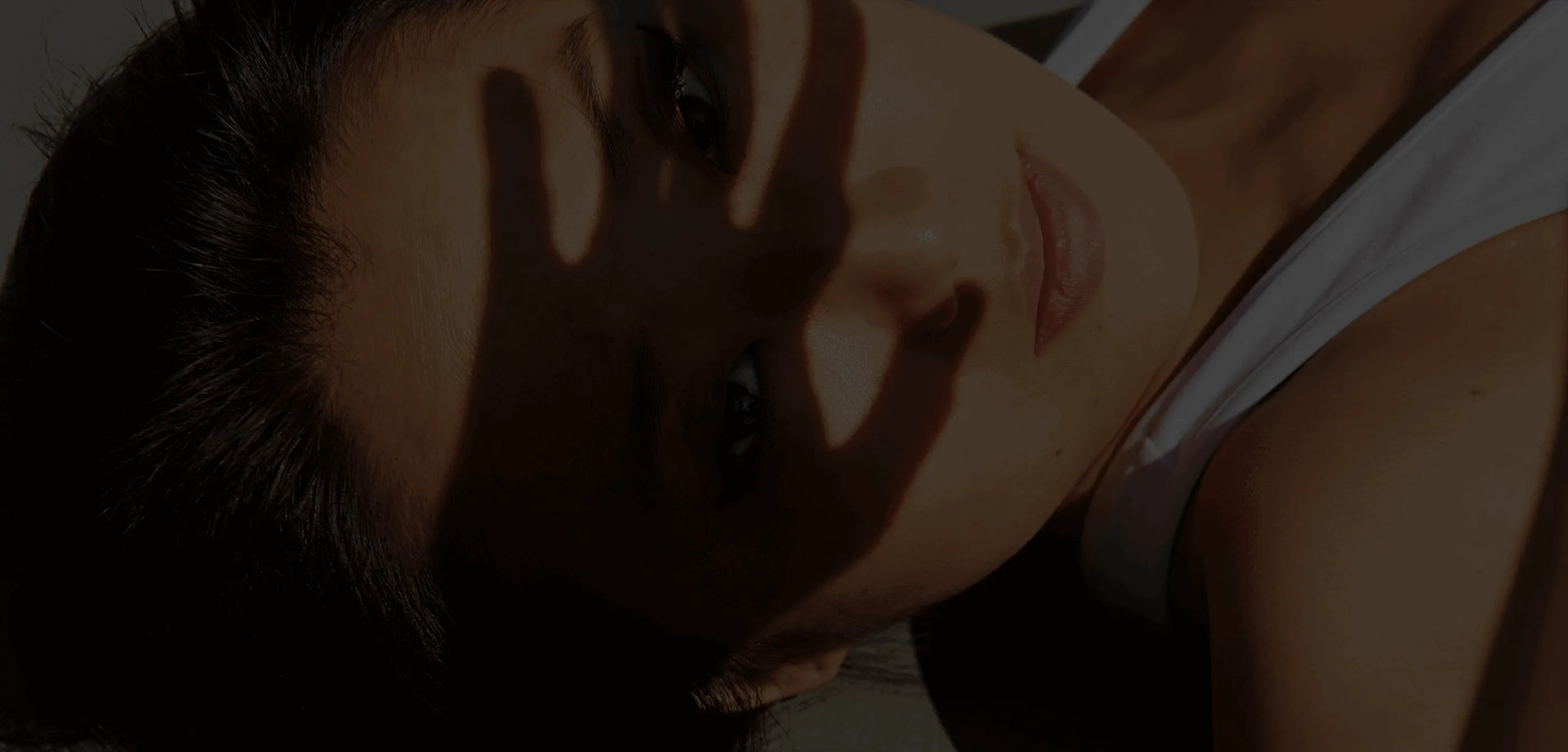 Woman lying in the sun.