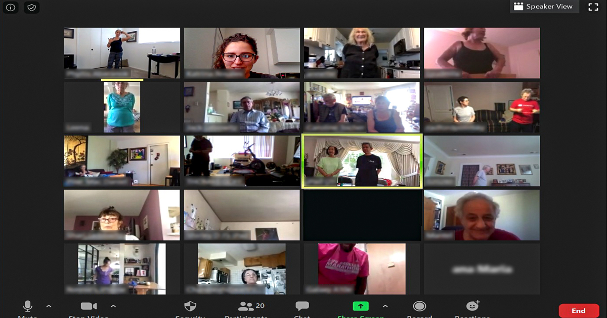 Older Adult Exercise Programs Go Virtual