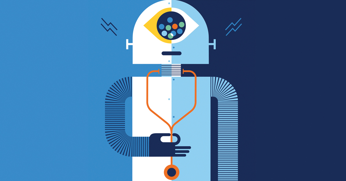 Illustration of a robot.