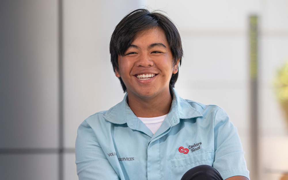 Faces of Cedars-Sinai: Teen Volunteer Nicholai Matias