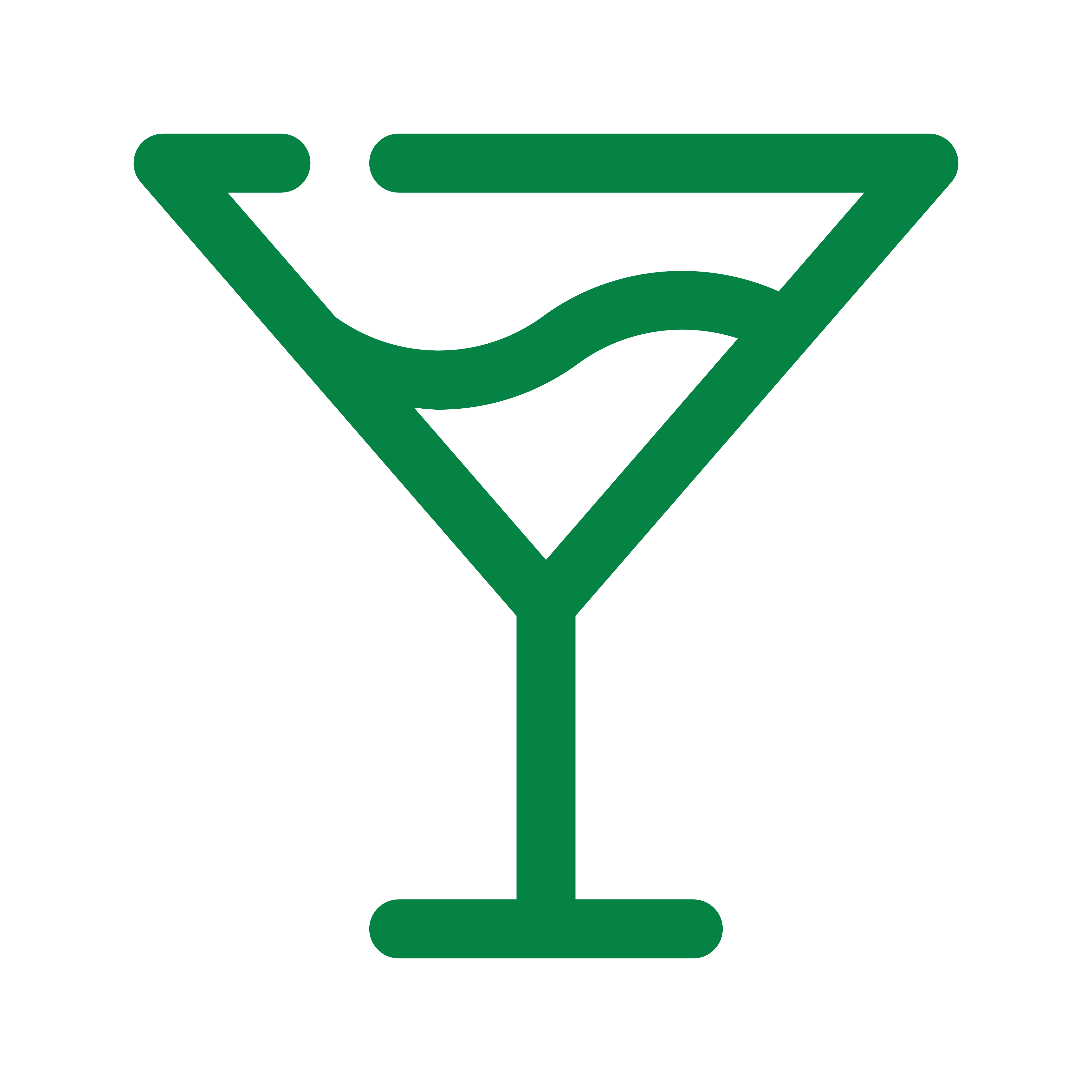 Eine Grafik eines Glases