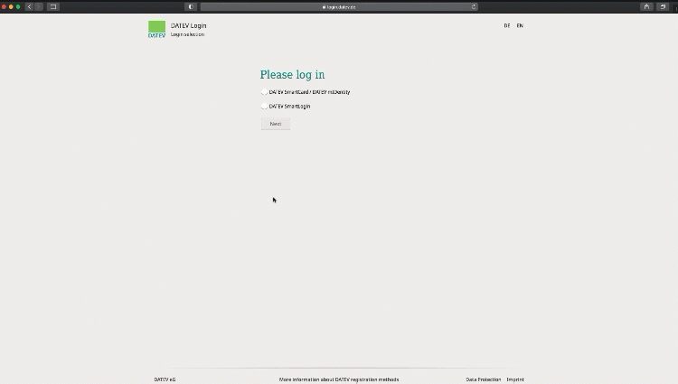 DATEV Unternehmen online Login