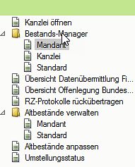 DATEV Bestandsdienste Rechnungswesen