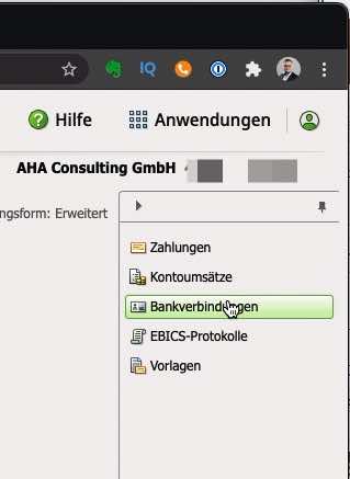 Einrichtung DATEV SmartVerify über den DATEV SmartLogin in Bank online
