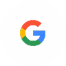 Google logo with blue, red, yellow, and green colors.