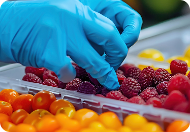 person handling fruits