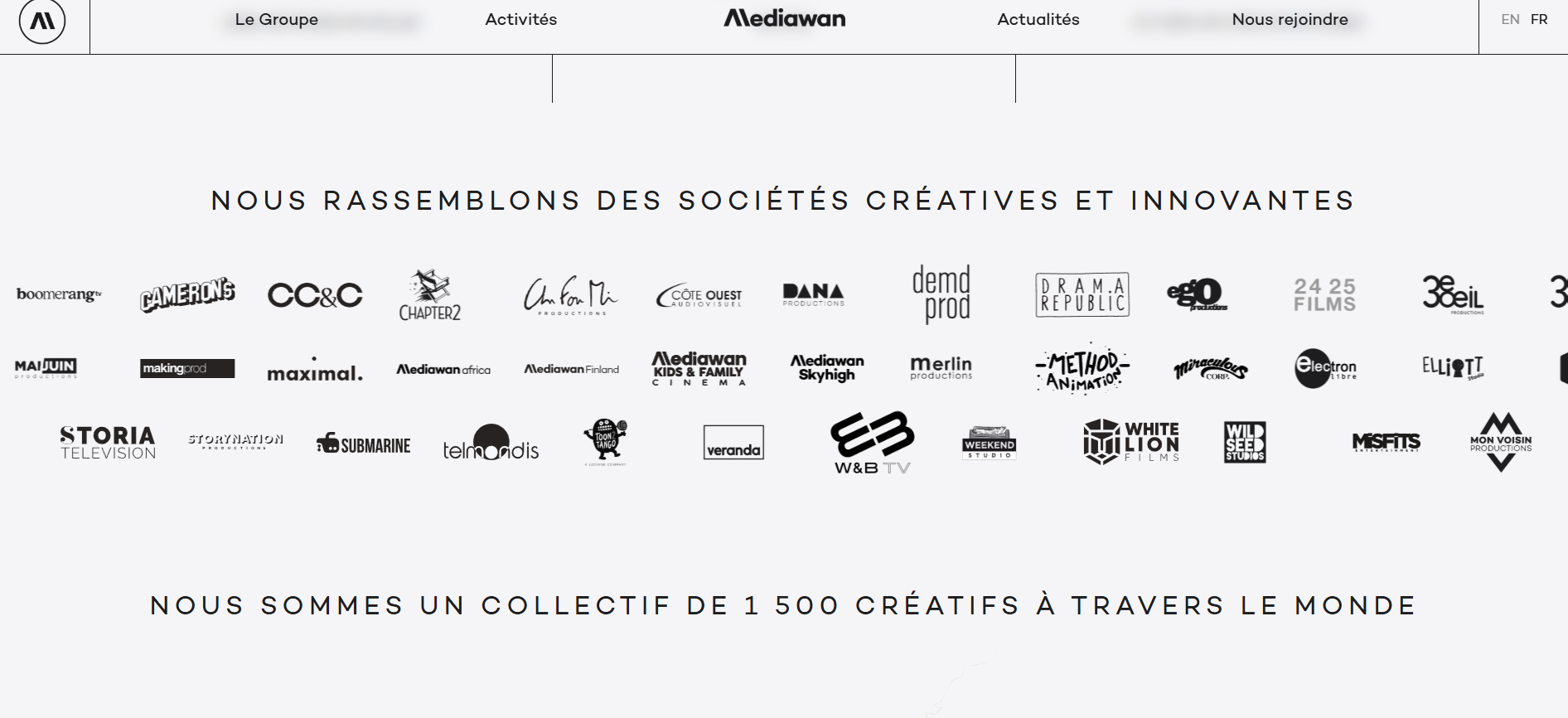Logo groupe mediawan
