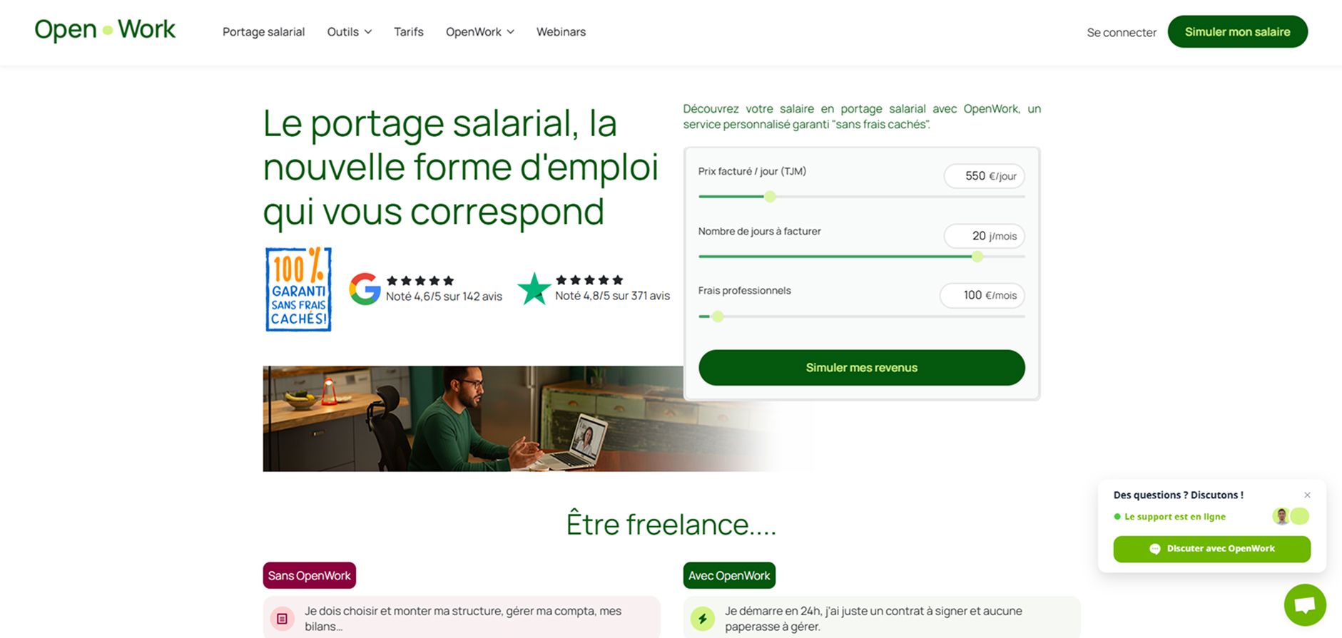 etude de cas open work