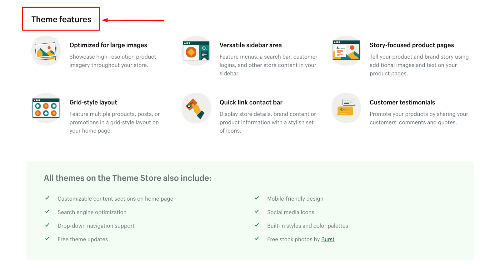 z podstrony szablonu dowiesz sie wiecej o szablonie shopify