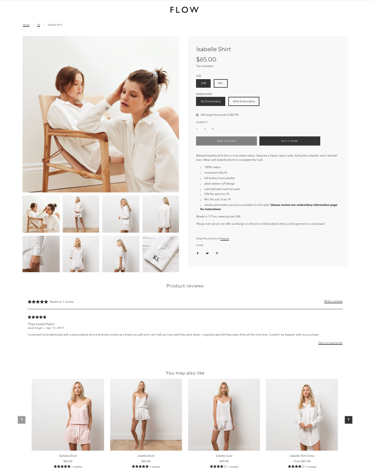 zdjęcie płatnego szablonu shopify dla fashion - flow