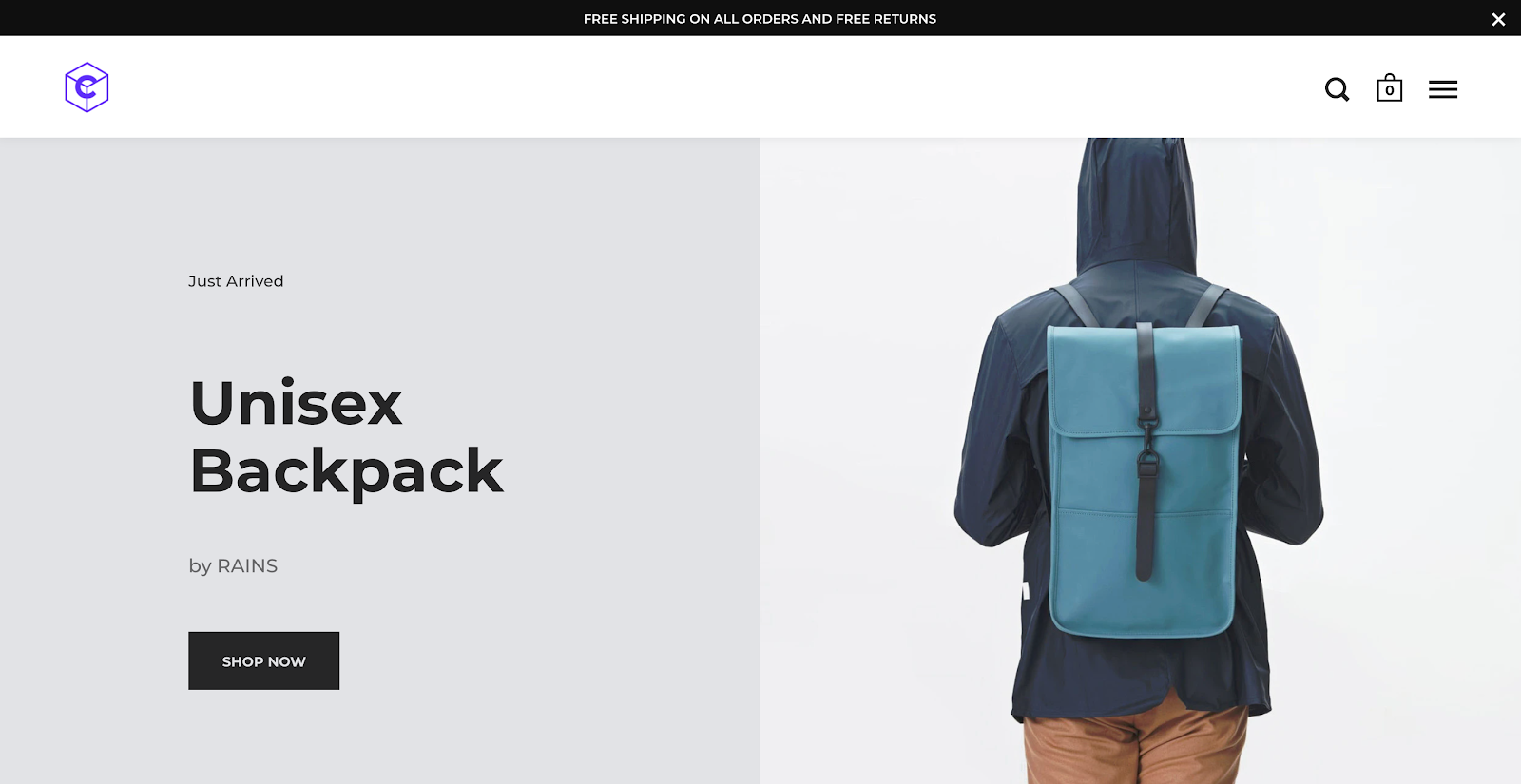 zdjęcie płatnego szablon shopify dla fashion - split