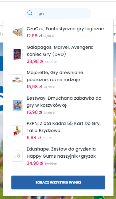 przykład działania rekomendacji