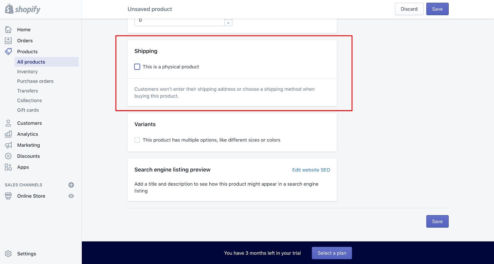 jak sprzedawać produkty cyfrowe w panelu shopify