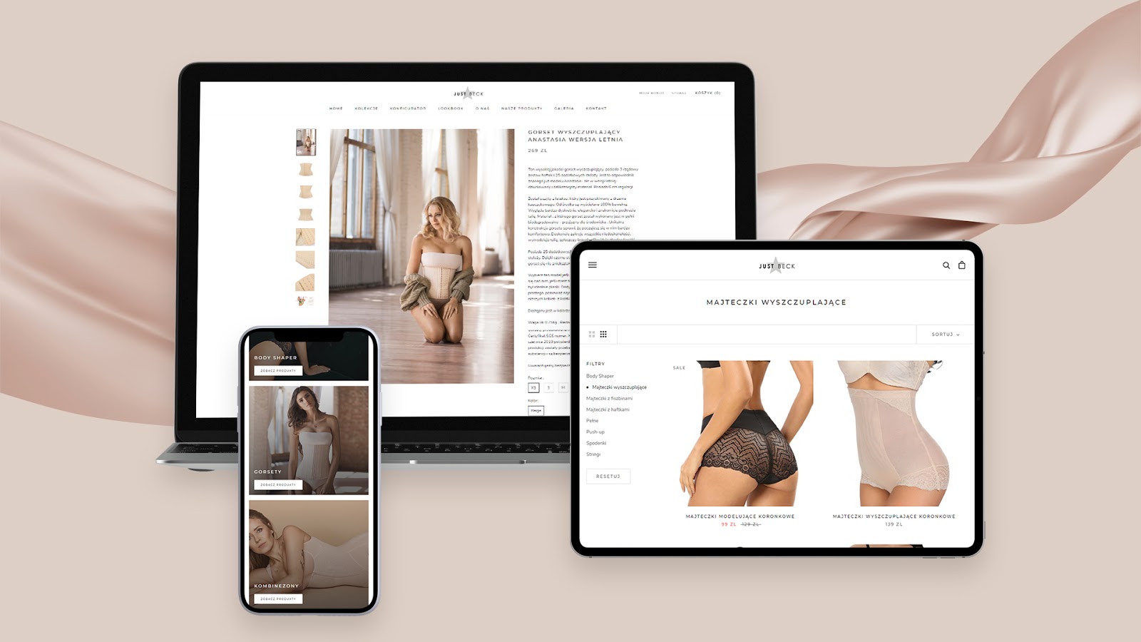 Just Beck wizualizacja jednego z najlepszych projektw Shopify