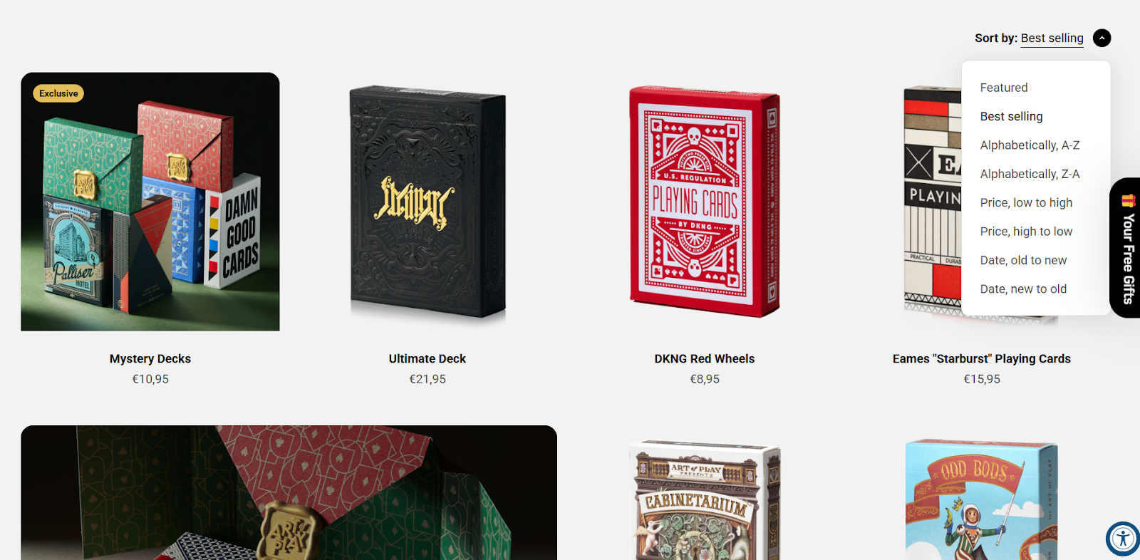Best practices for UX‑friendly product categories pages - Art of Play and robust product filters and sorting options