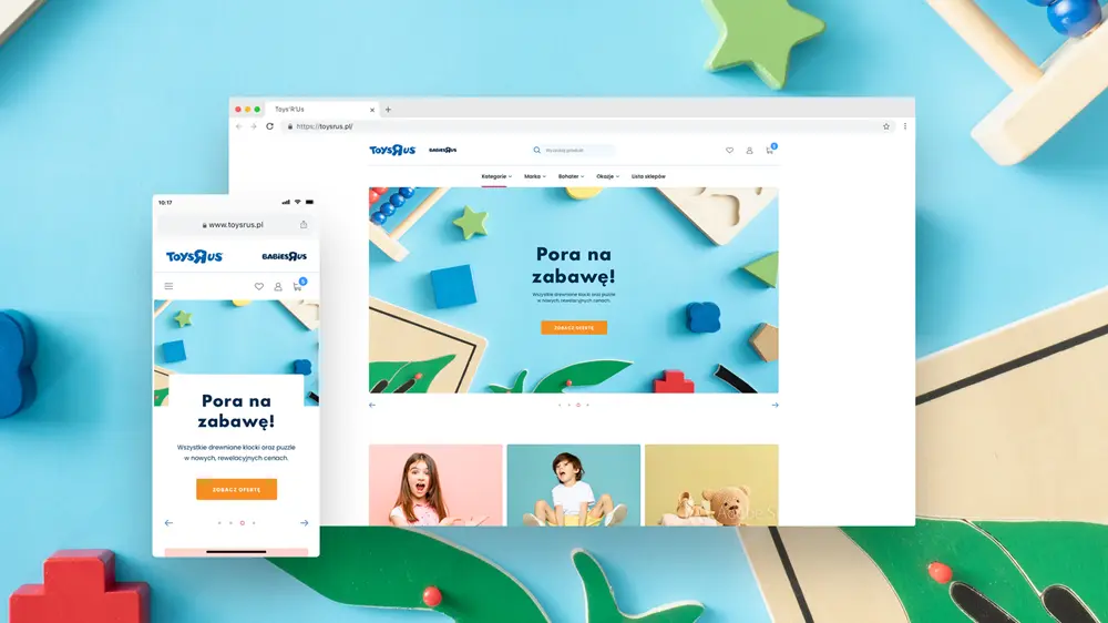 projekt nowego sklepu dla ToysRUs po migracji do Shopify