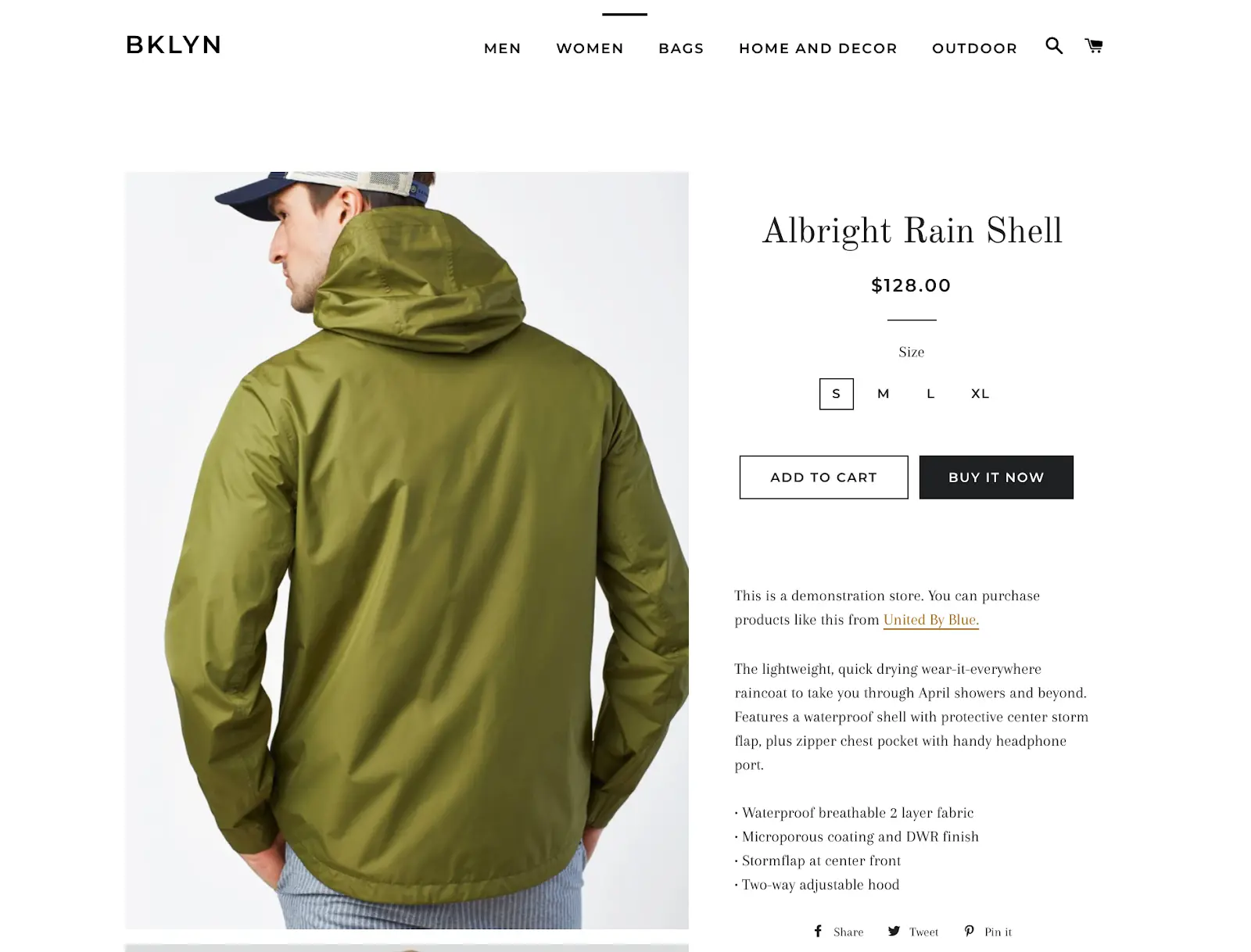zdjęcie darmowego szablon shopify dla fashion - brooklyn